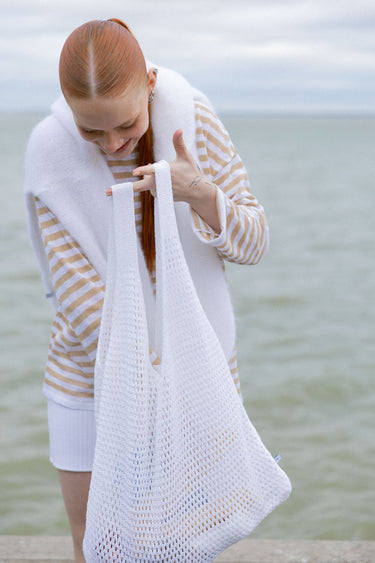 Mare 100% linane suve-kott Valge