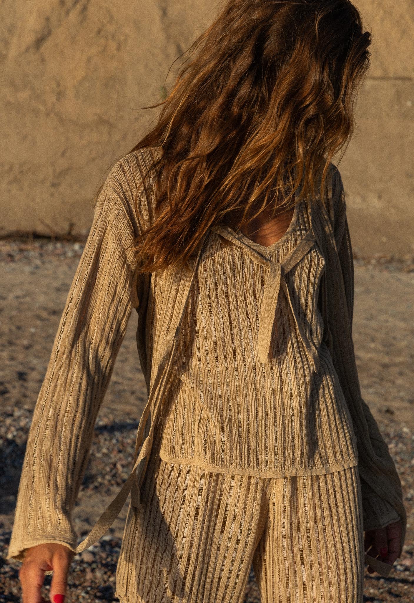 Sole 100% Linen Cardigan Sand