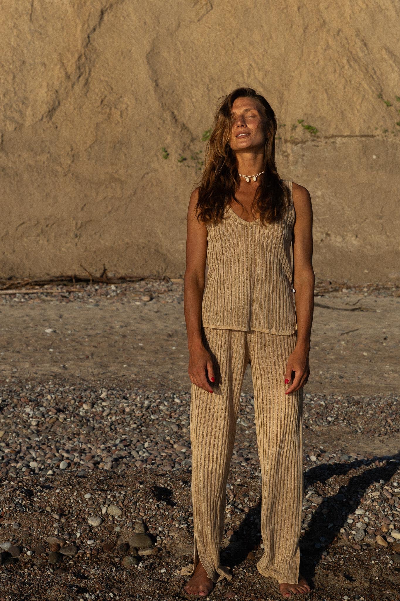 Sole 100% Linen Beach Pants Sand