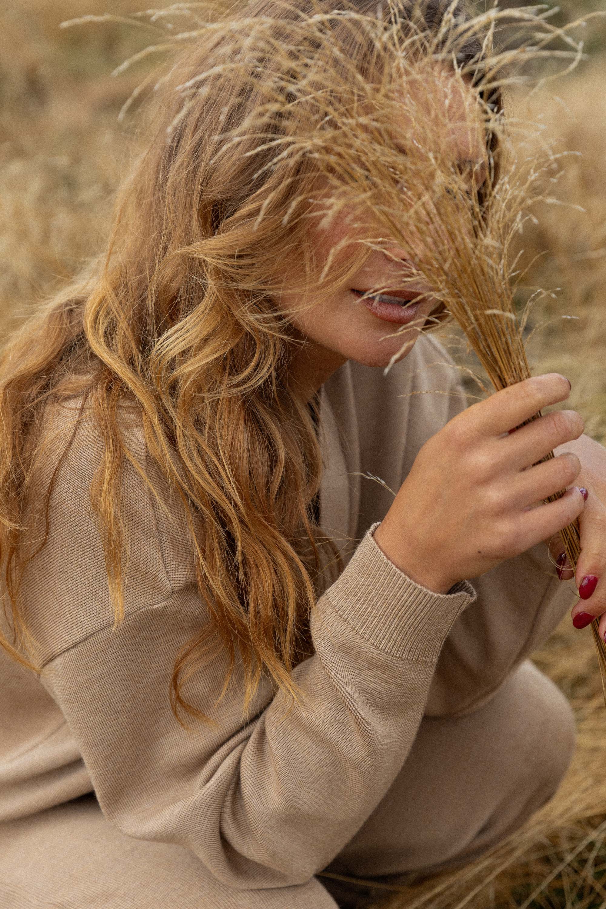 Bene 100% Merino Cardigan Beige