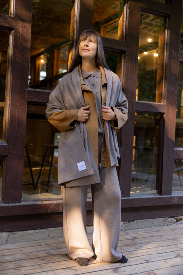 Via 100% Meriino Sall Taupe