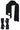 SALANIDA Merino Wool Scarf and Gloves in Black | VIA