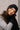 SALANIDA Merino Wool Scarf and Gloves in Black | VIA