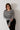 SALANIDA Ribbed Long-sleeve Top in Black&White Stripes | BRERA