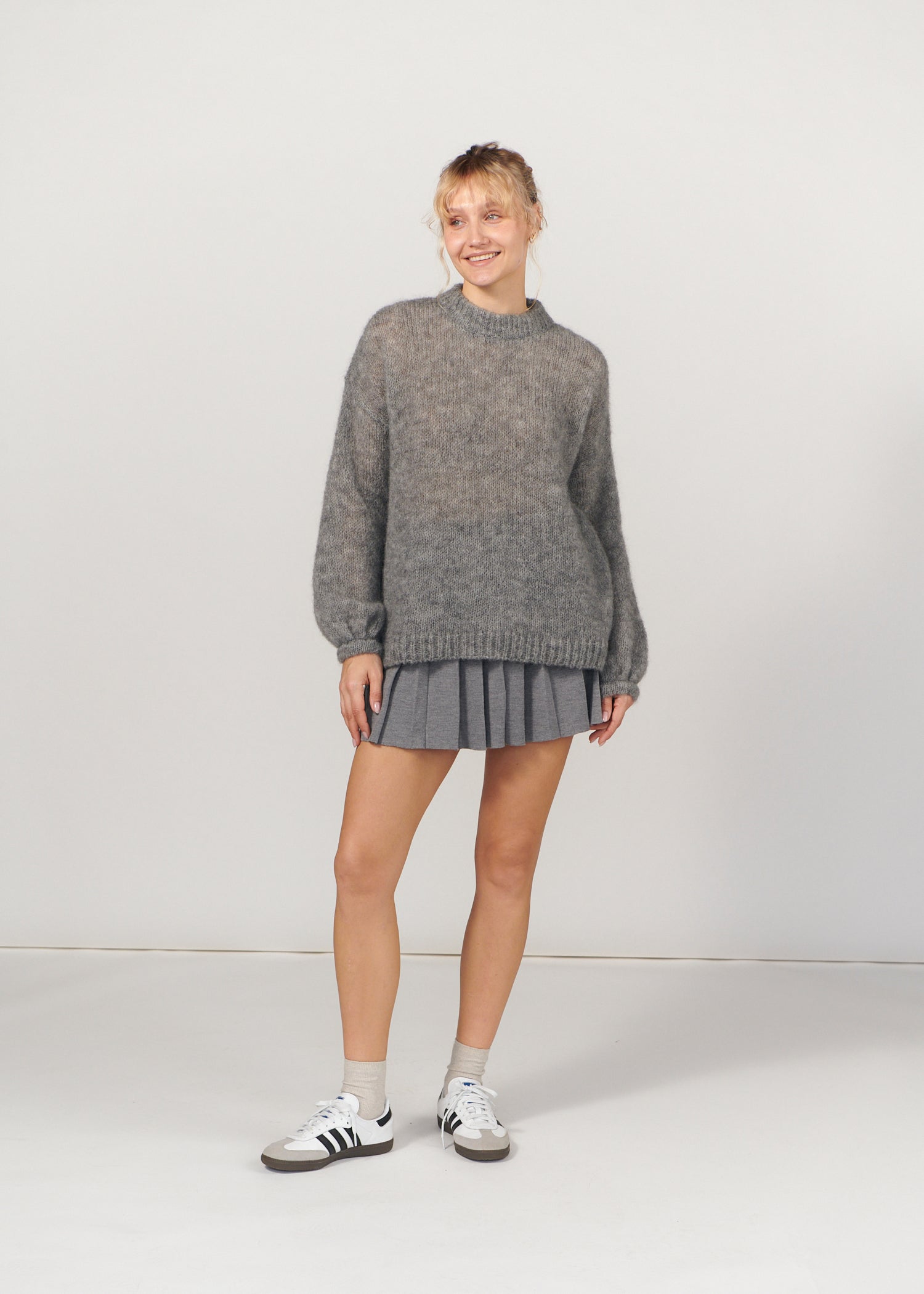 Melody Mohair Jumper Grey