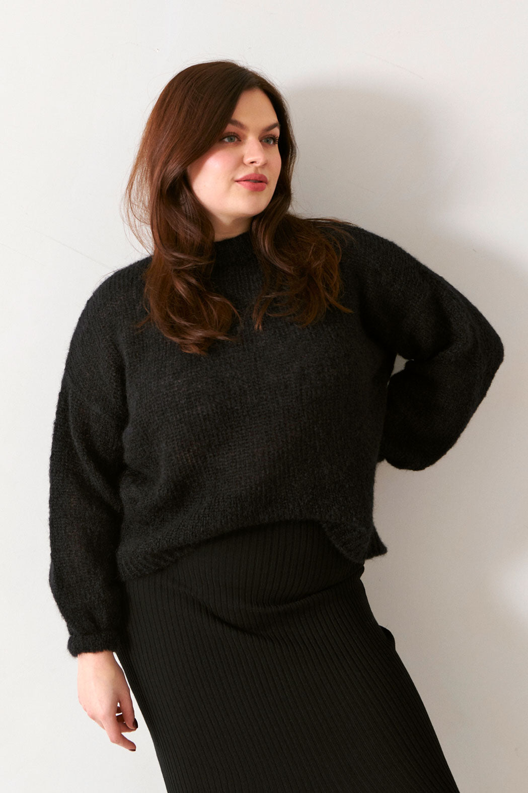 Melody Mohair Jumper Black