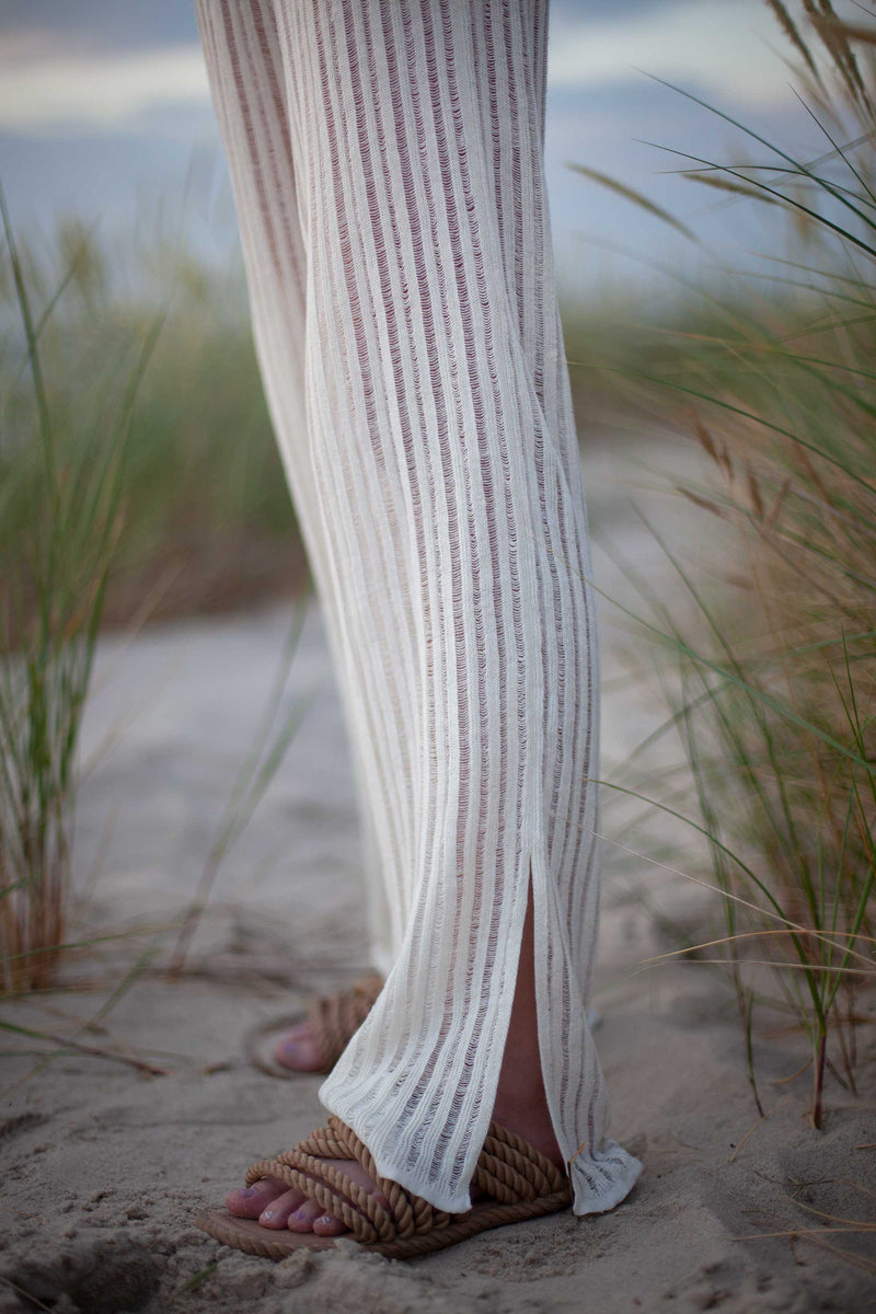 Sole 100% Linen Beach Pants White