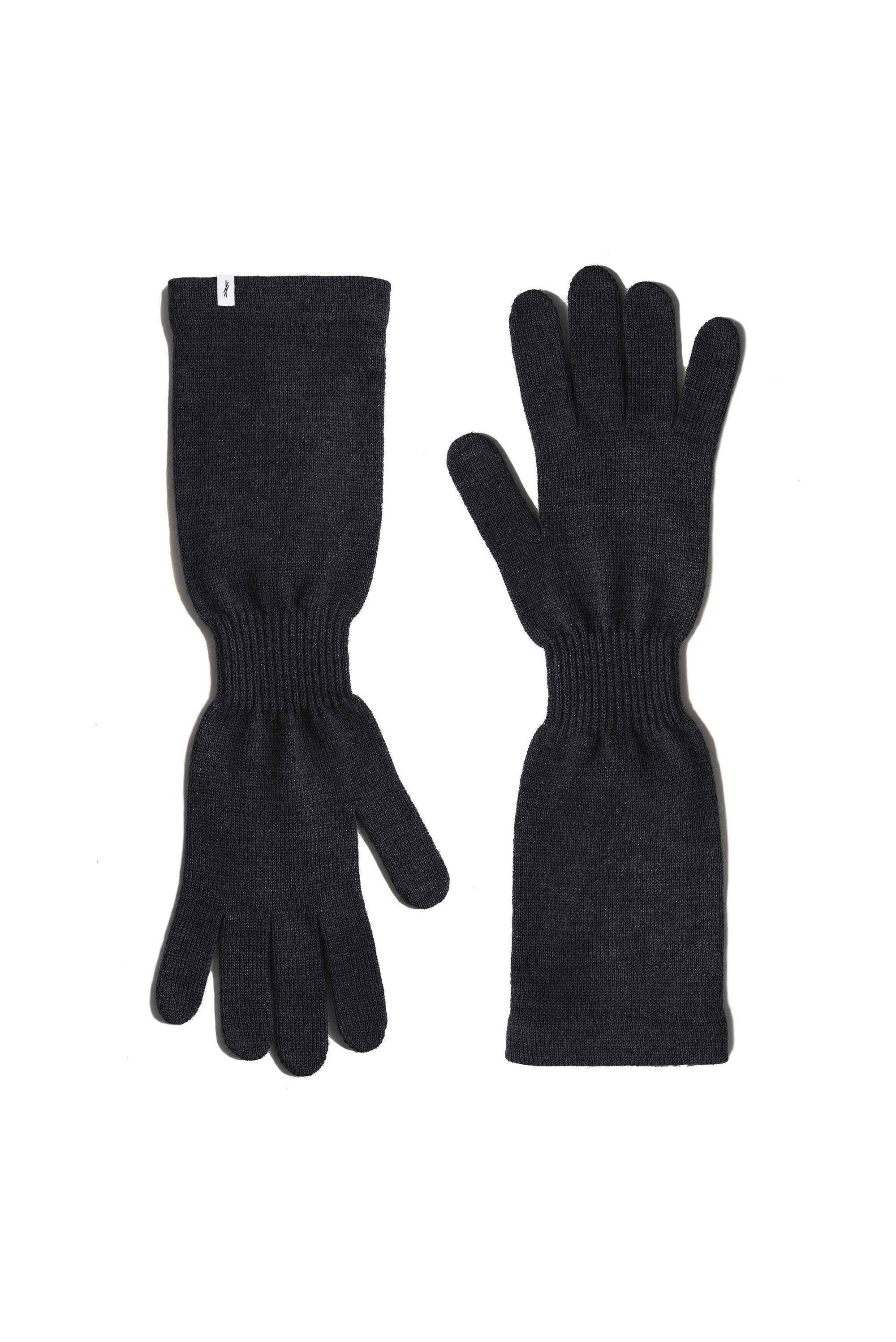 Via 100% Merino Gloves Black